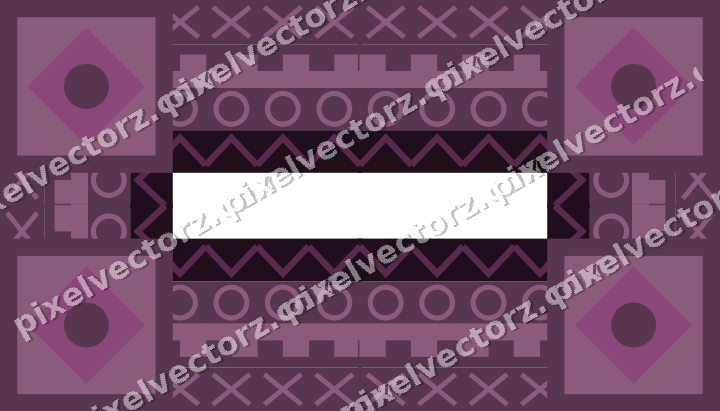 Decorative picture frame border in dark magenta with ring chain