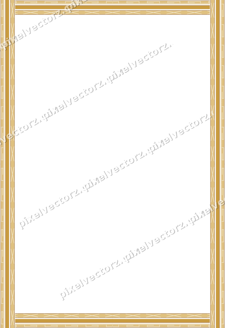 Decorative picture frame border in dark pink and amber with greek key