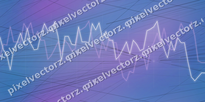 Nahtloser Neon Diagramm Hintergrund in Magenta und Violett