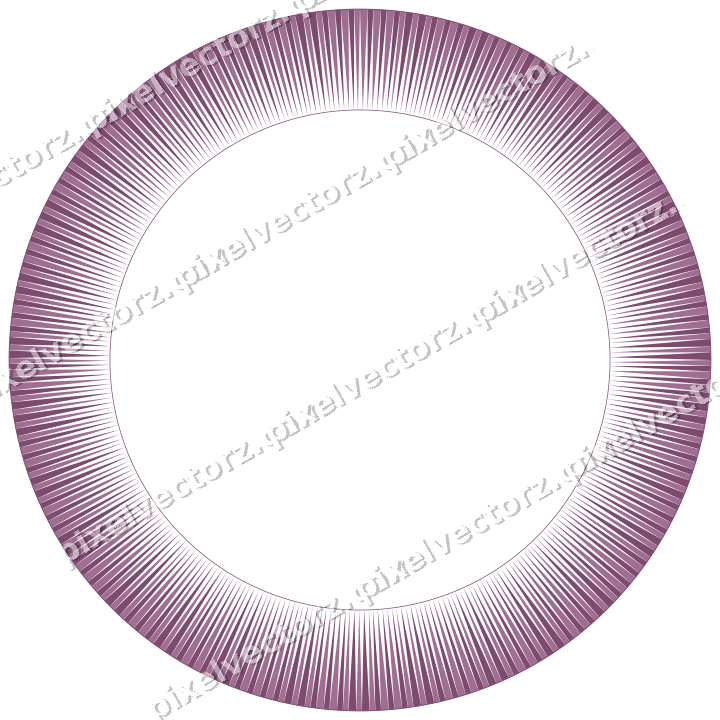 Decorative line art frame in dark magenta and lime with oval