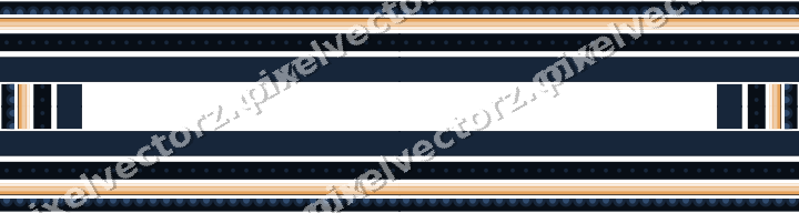 Decorative picture frame border in dark blue with scale band