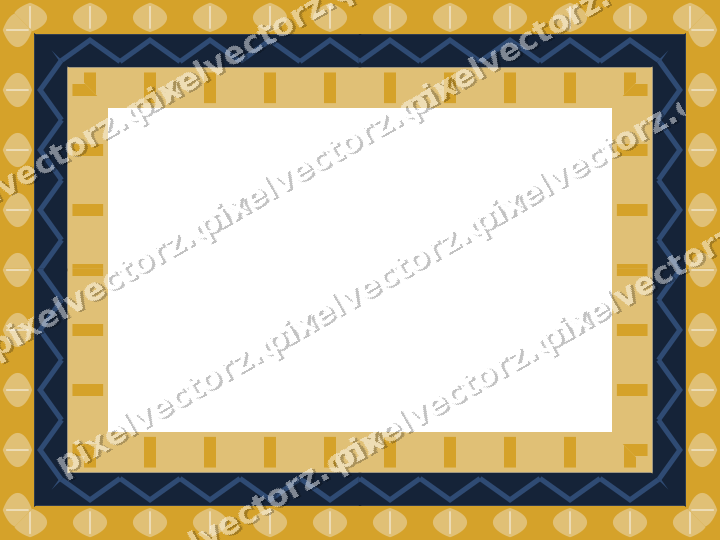 Decorative picture frame border in dark blue with leaf moulding