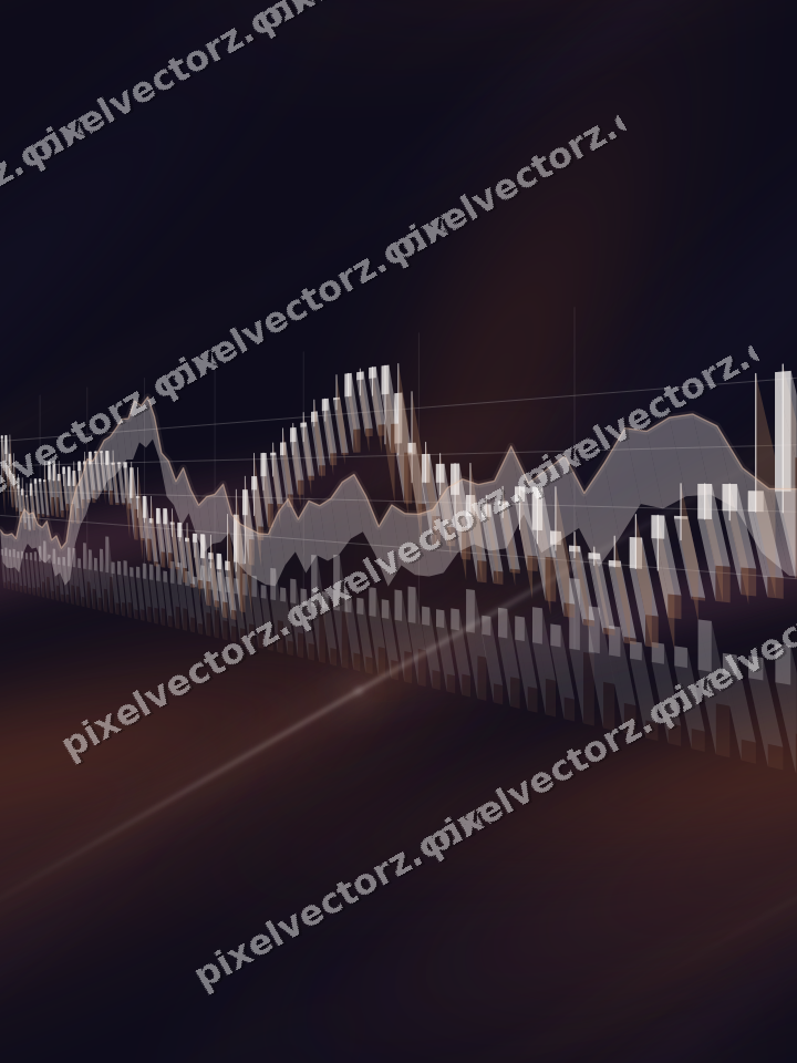 Nahtloser Neon Diagramm Hintergrund in Orange und Blau