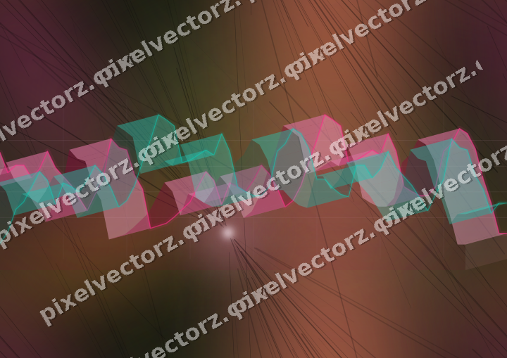 Nahtloser Neon Diagramm Hintergrund in Rosa und Orange