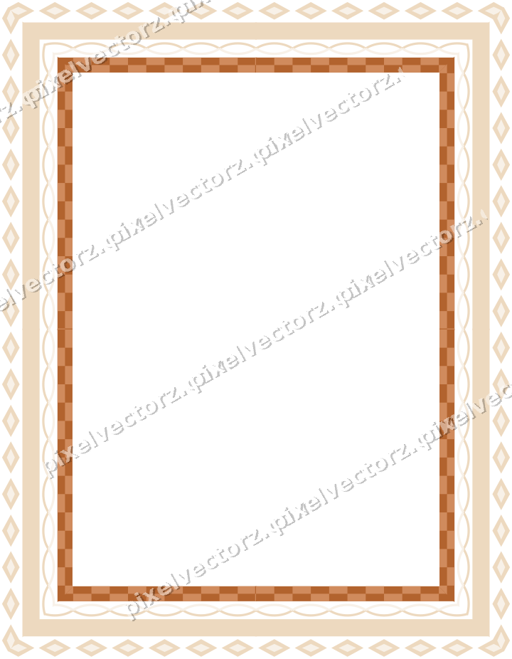 Decorative picture frame border in dark green with guilloche