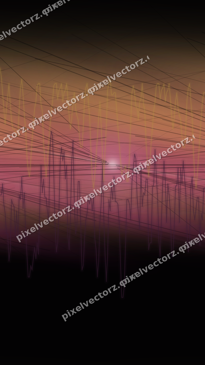 Nahtloser Neon Diagramm Hintergrund in Magenta und Bernstein