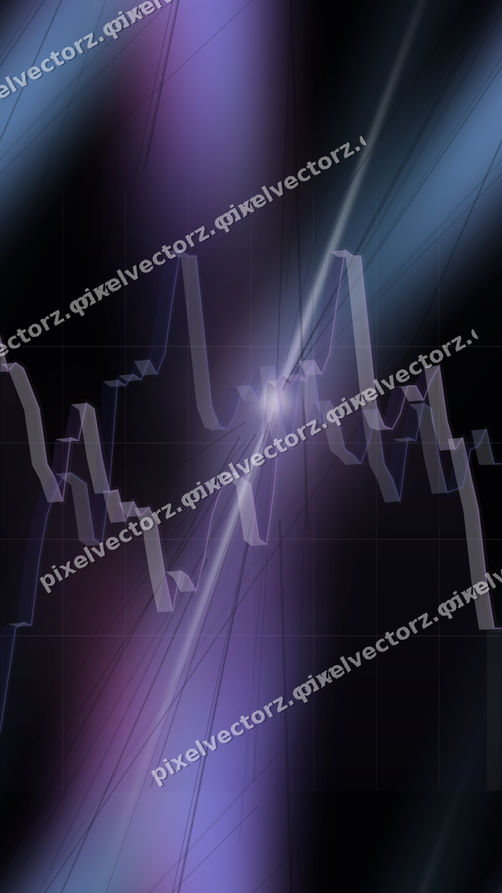 Nahtloser Neon Diagramm Hintergrund in Violett und Blau