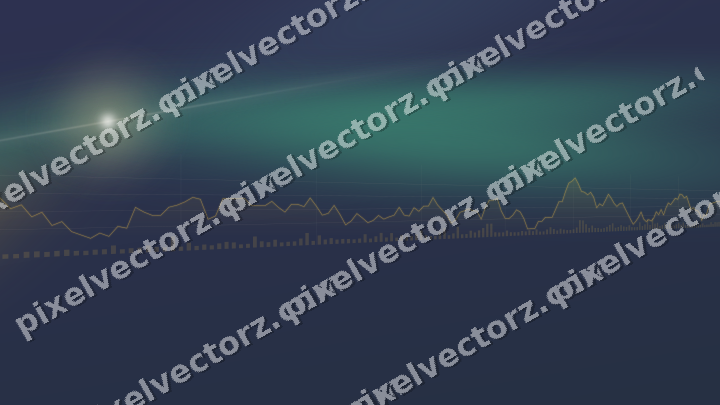 Leuchtender Neon Diagramm Hintergrund in Bernstein und Grün