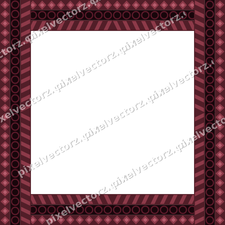 Decorative picture frame border in dark pink with diamond band