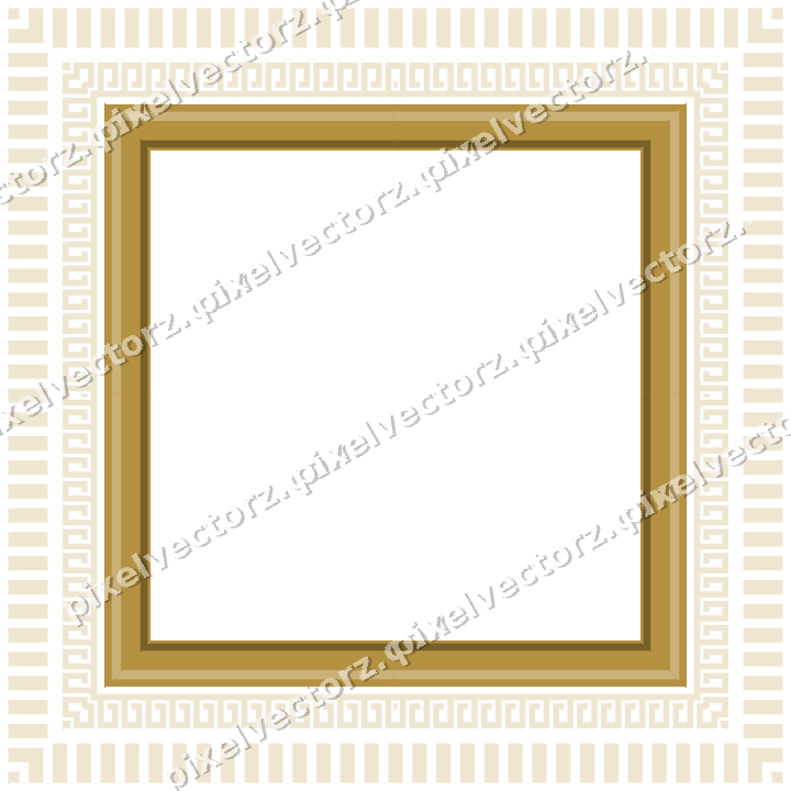 Decorative picture frame border in dark magenta with greek key