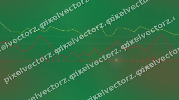 Nahtloser Neon Diagramm Hintergrund in Rot und Orange