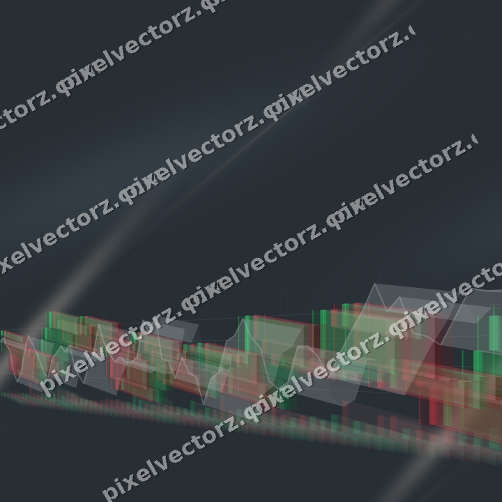 Nahtloser Neon Diagramm Hintergrund in Blau und Orange