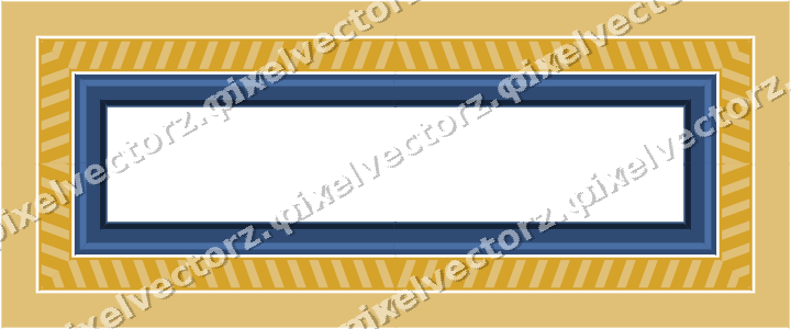 Decorative picture frame border in dark blue with diagonal band