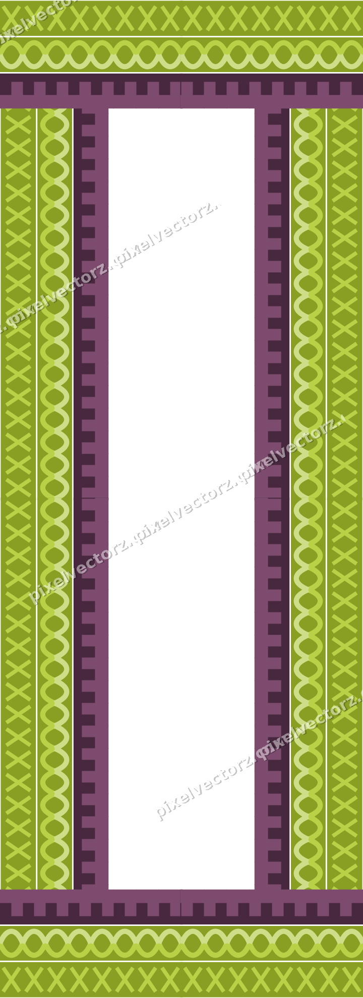 Decorative picture frame border in dark magenta with guilloche