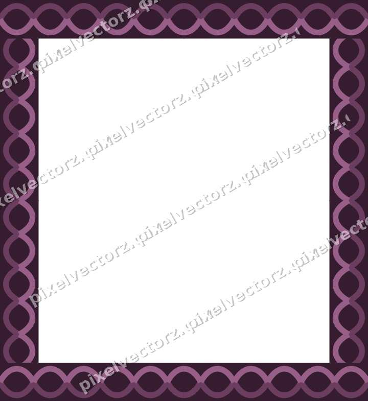 Decorative picture frame border in dark magenta with guilloche