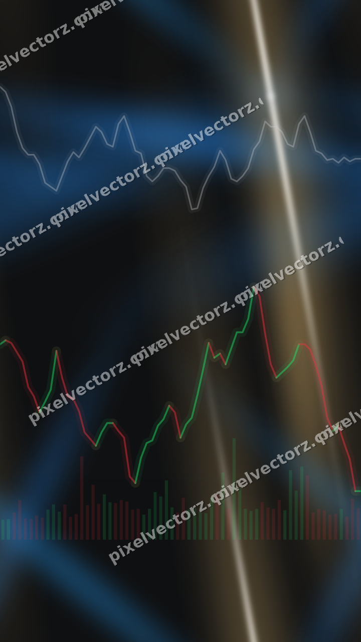 Nahtloser Neon Diagramm Hintergrund in Blau und Rot