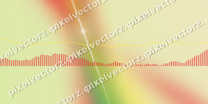 Zarter Pastell Diagramm Hintergrund in Rot und Orange