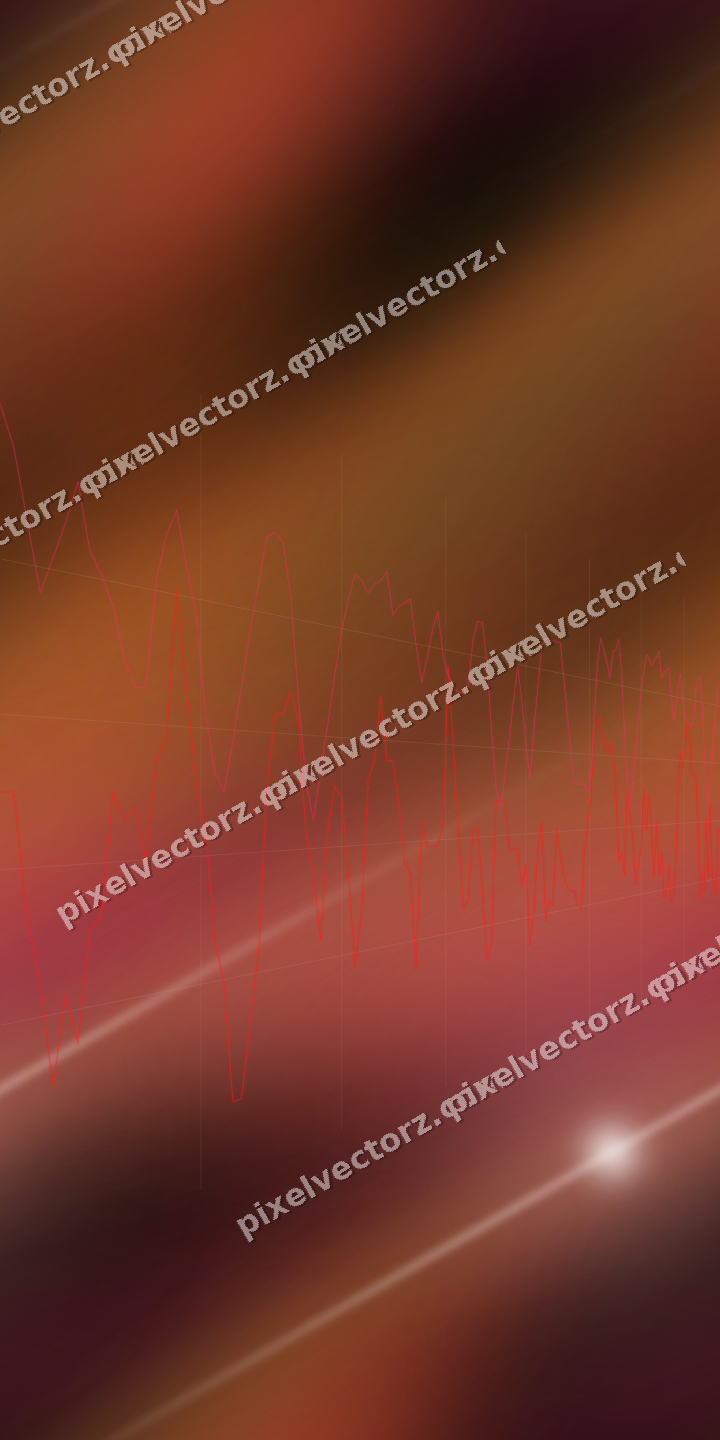 Nahtloser Neon Diagramm Hintergrund in Rot und Orange
