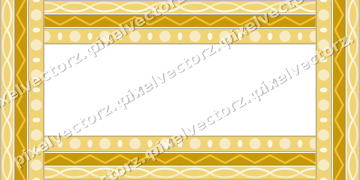 Decorative picture frame border in dark blue and amber with guilloche
