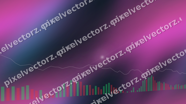 Nahtloser Neon Diagramm Hintergrund in Magenta und Violett