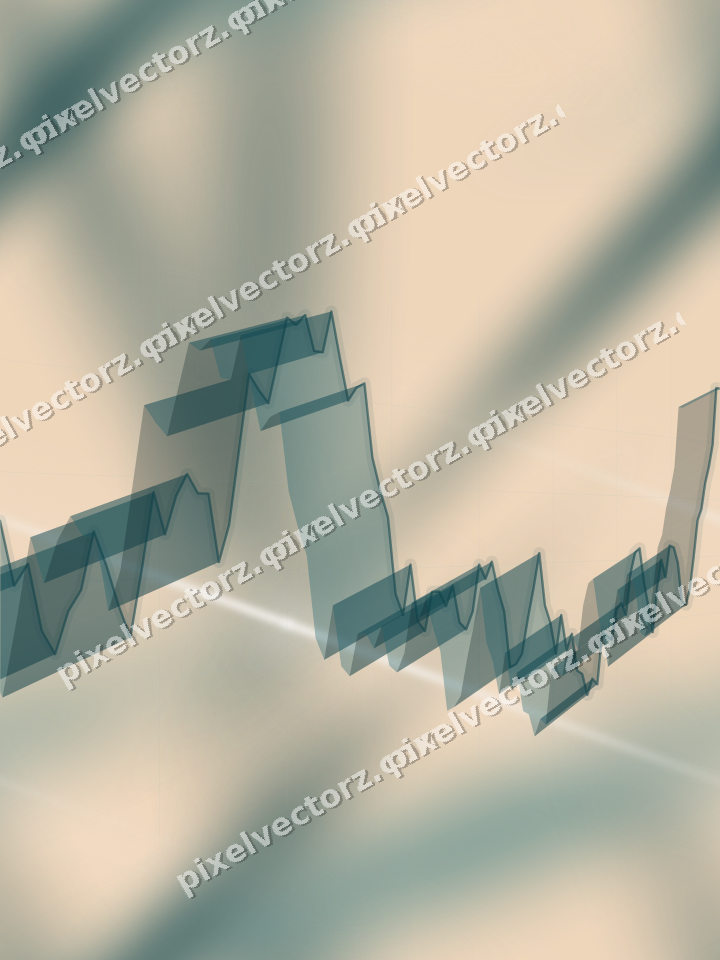 Nahtloser Pastell Diagramm Hintergrund in Dunkelpetrol und Orange