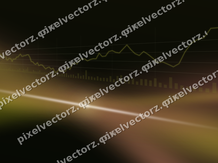 Leuchtender Neon Diagramm Hintergrund in Gelb und Rot
