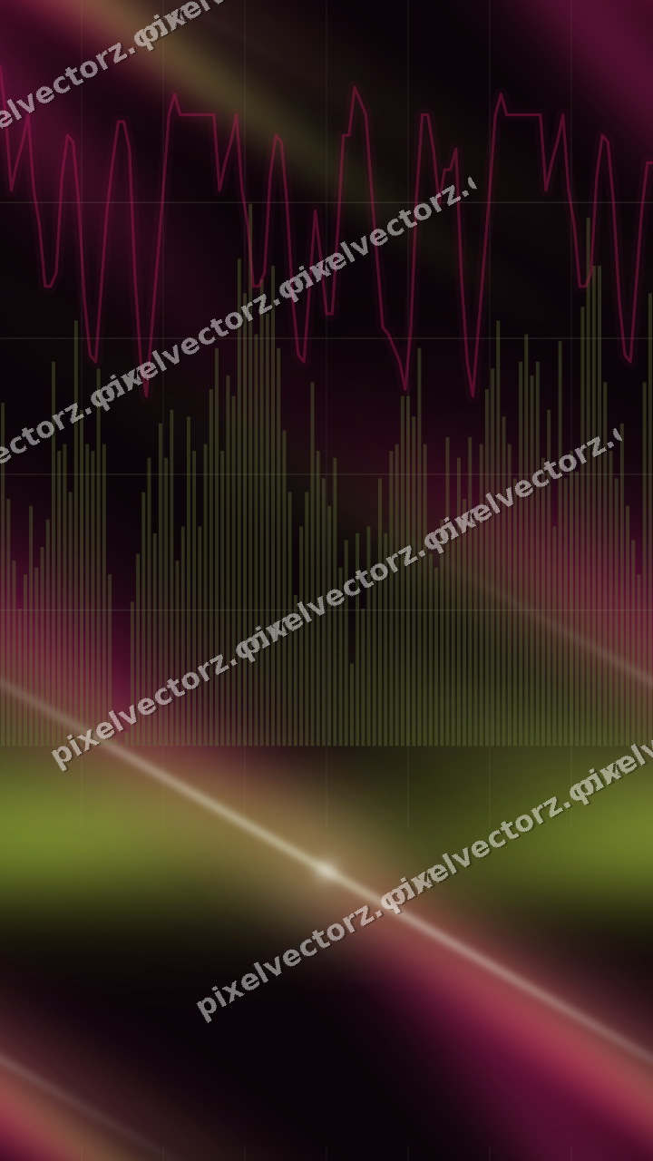 Nahtloser Neon Diagramm Hintergrund in Limette und Rosa