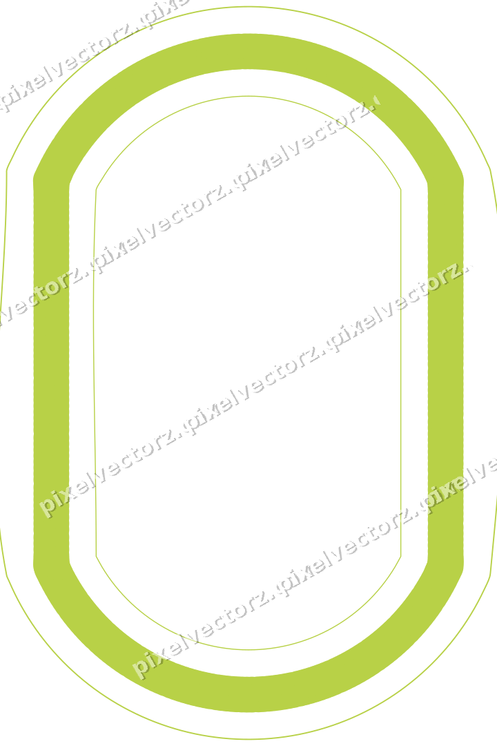 Decorative line art frame in dark magenta and lime with label plaque