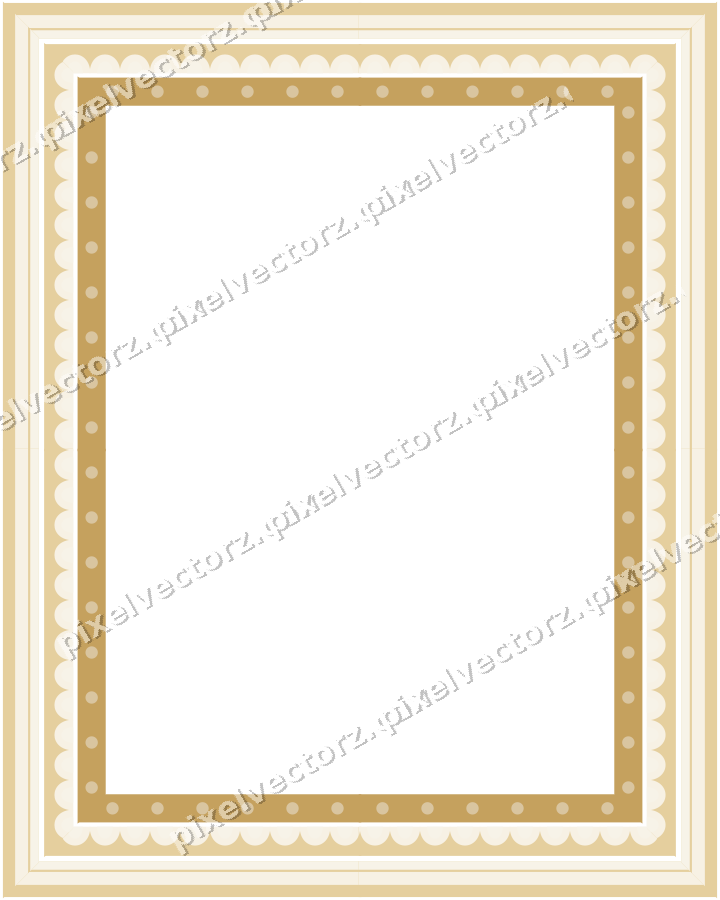 Decorative picture frame border in dark pink and red with scale band