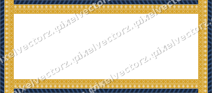 Decorative picture frame border in dark blue with diamond band