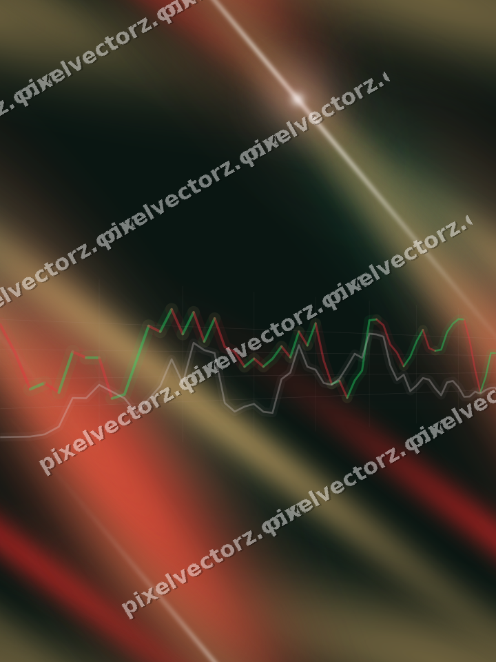 Nahtloser Neon Diagramm Hintergrund in Rot und Grün