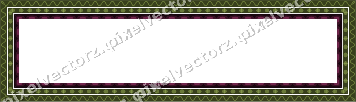 Decorative picture frame border in lime and pink with leaf moulding