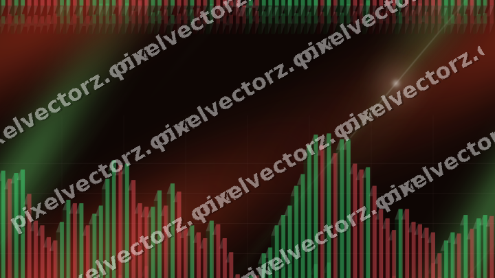 Nahtloser Neon Diagramm Hintergrund in Rot und Orange