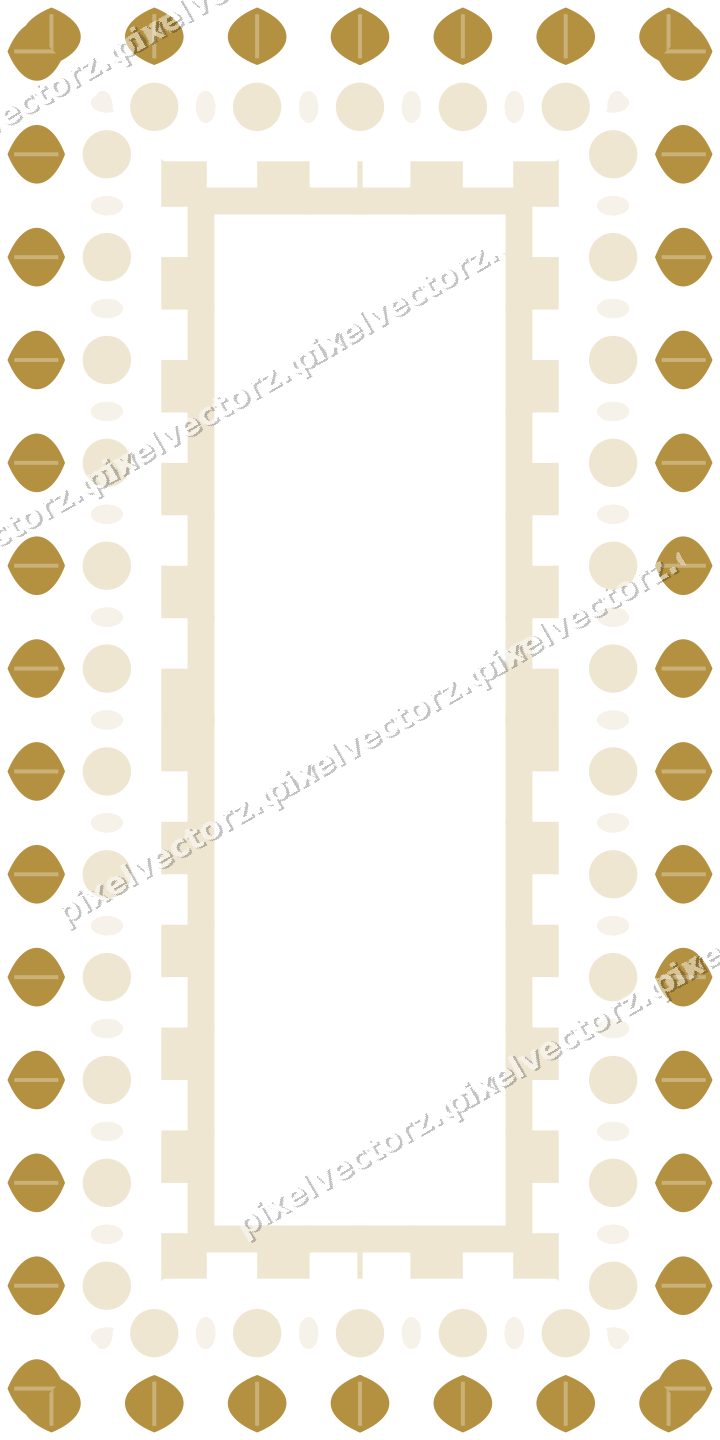 Decorative picture frame border in dark magenta with bead and reel