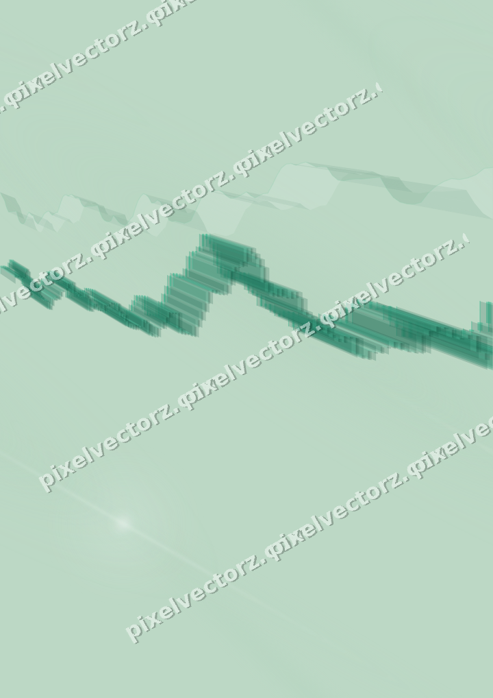 Nahtloser Pastell Diagramm Hintergrund in Grün und Petrol