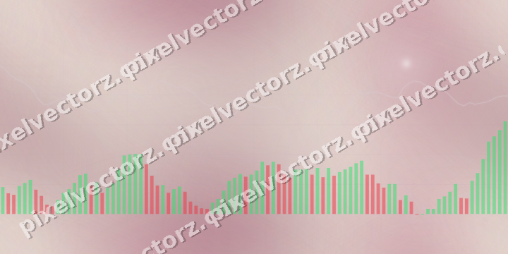 Nahtloser Pastell Diagramm Hintergrund in Dunkelrosa und Grün