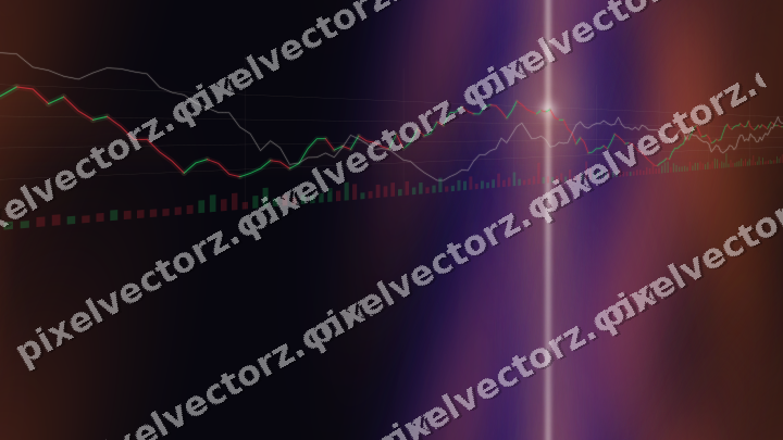 Nahtloser Neon Diagramm Hintergrund in Orange und Blau