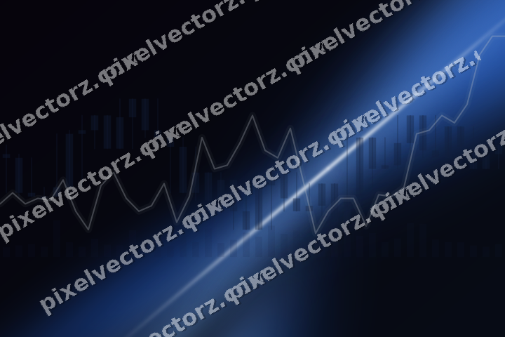 Leuchtender Neon Diagramm Hintergrund in Blau