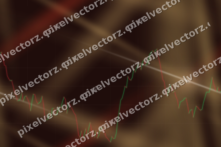 Nahtloser Neon Diagramm Hintergrund in Orange und Bernstein