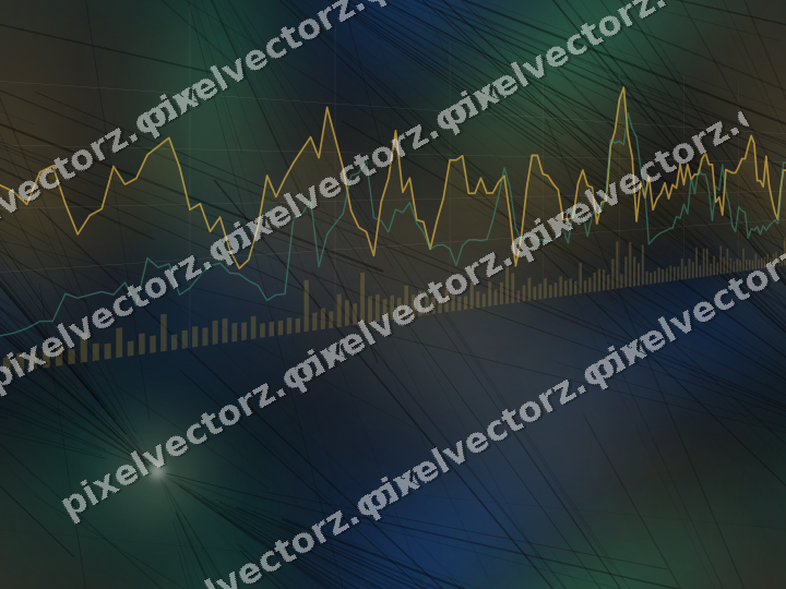 Nahtloser Neon Diagramm Hintergrund in Bernstein und Grün
