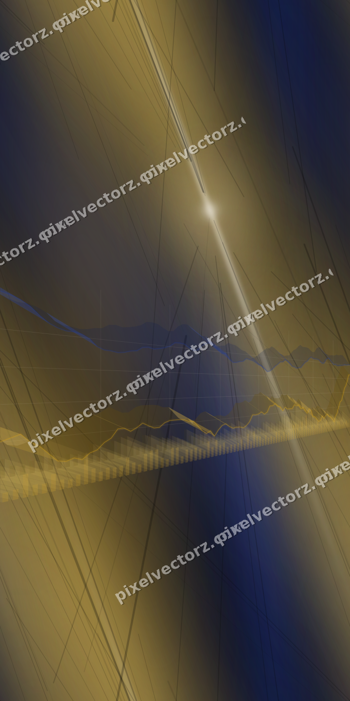 Nahtloser Neon Diagramm Hintergrund in Bernstein und Blau