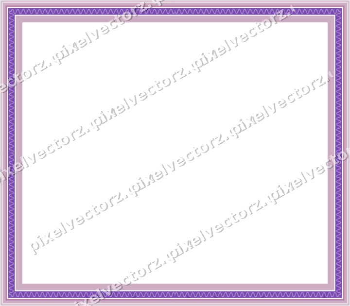 Decorative picture frame border in purple and blue with wave band