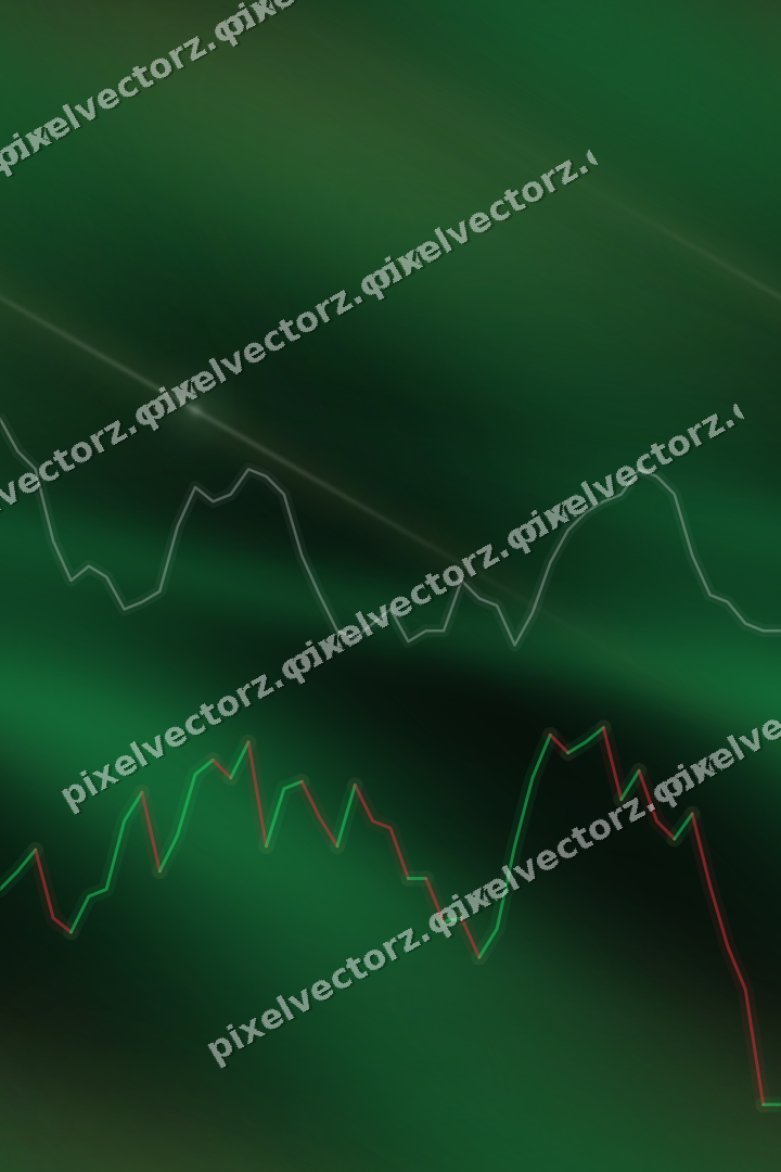 Nahtloser Neon Diagramm Hintergrund in Grün und Bernstein