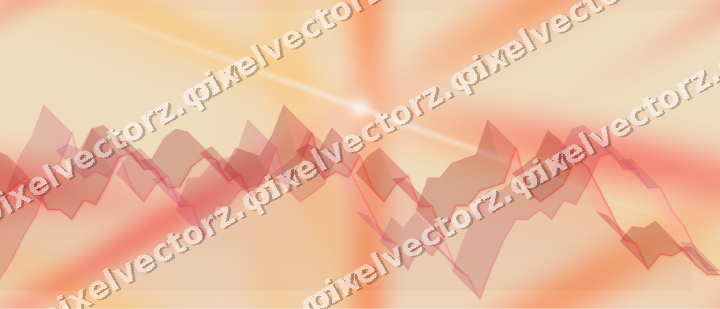 Nahtloser Pastell Diagramm Hintergrund in Rot und Orange