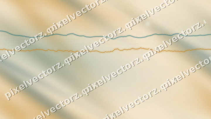 Nahtloser Pastell Diagramm Hintergrund in Bernstein und Dunkelpetrol