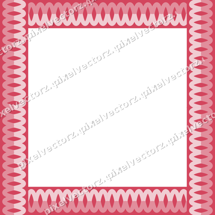 Decorative picture frame border in pale pink with guilloche