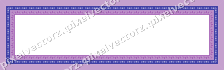 Decorative picture frame border in purple and blue with bead and reel