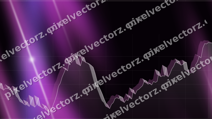 Nahtloser Neon Diagramm Hintergrund in Violett und Blau