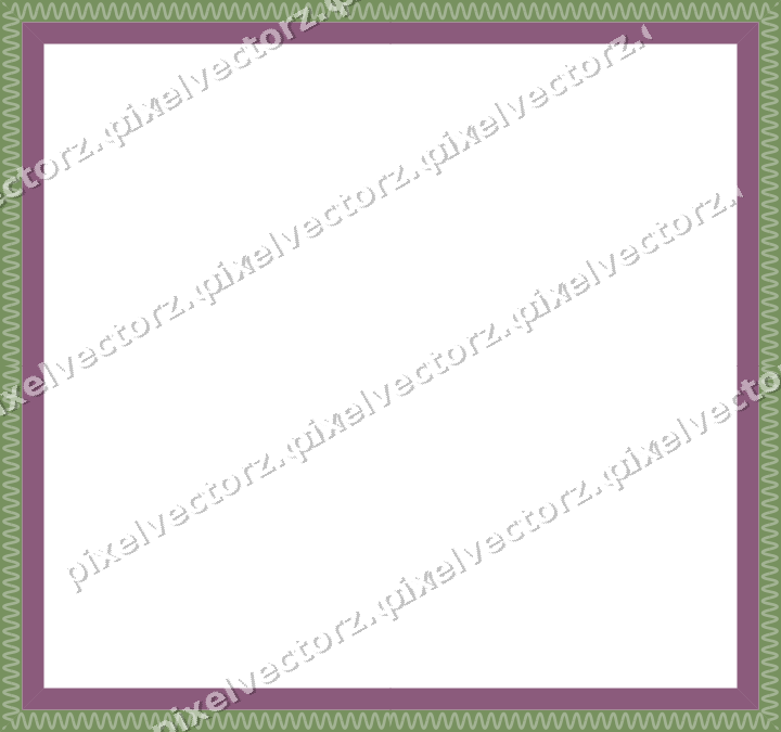 Decorative picture frame border in dark magenta with wave band