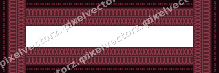 Decorative picture frame border in dark pink with arcade frieze